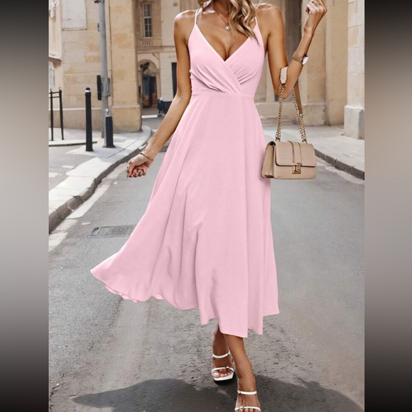 Luxe crisscross tie back dress - Picture 16 of 16